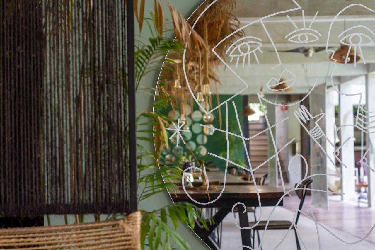 Hotel Makaaba Eco-Boutique Bacalar Eksteriør bilde The interior of the restaurant