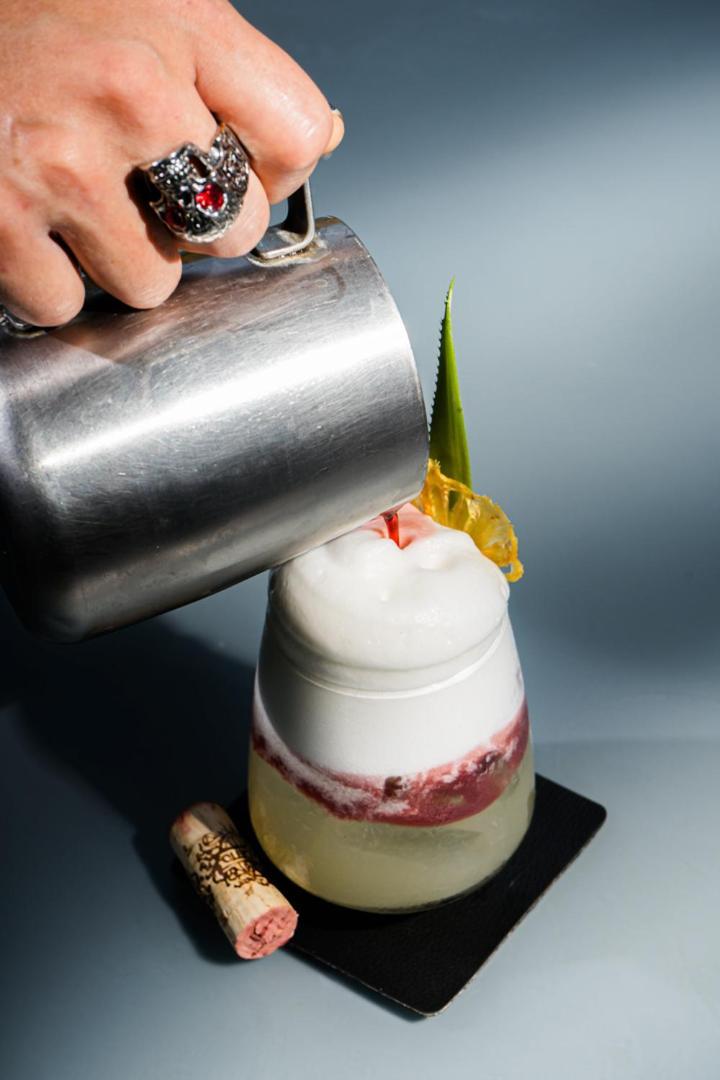 Hotel Makaaba Eco-Boutique Bacalar Eksteriør bilde A sour being topped with whipped cream