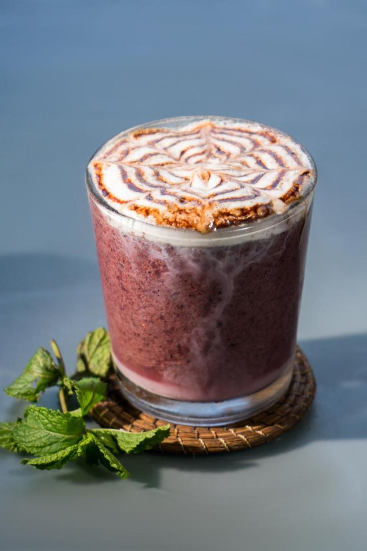 Hotel Makaaba Eco-Boutique Bacalar Eksteriør bilde A blueberry smoothie