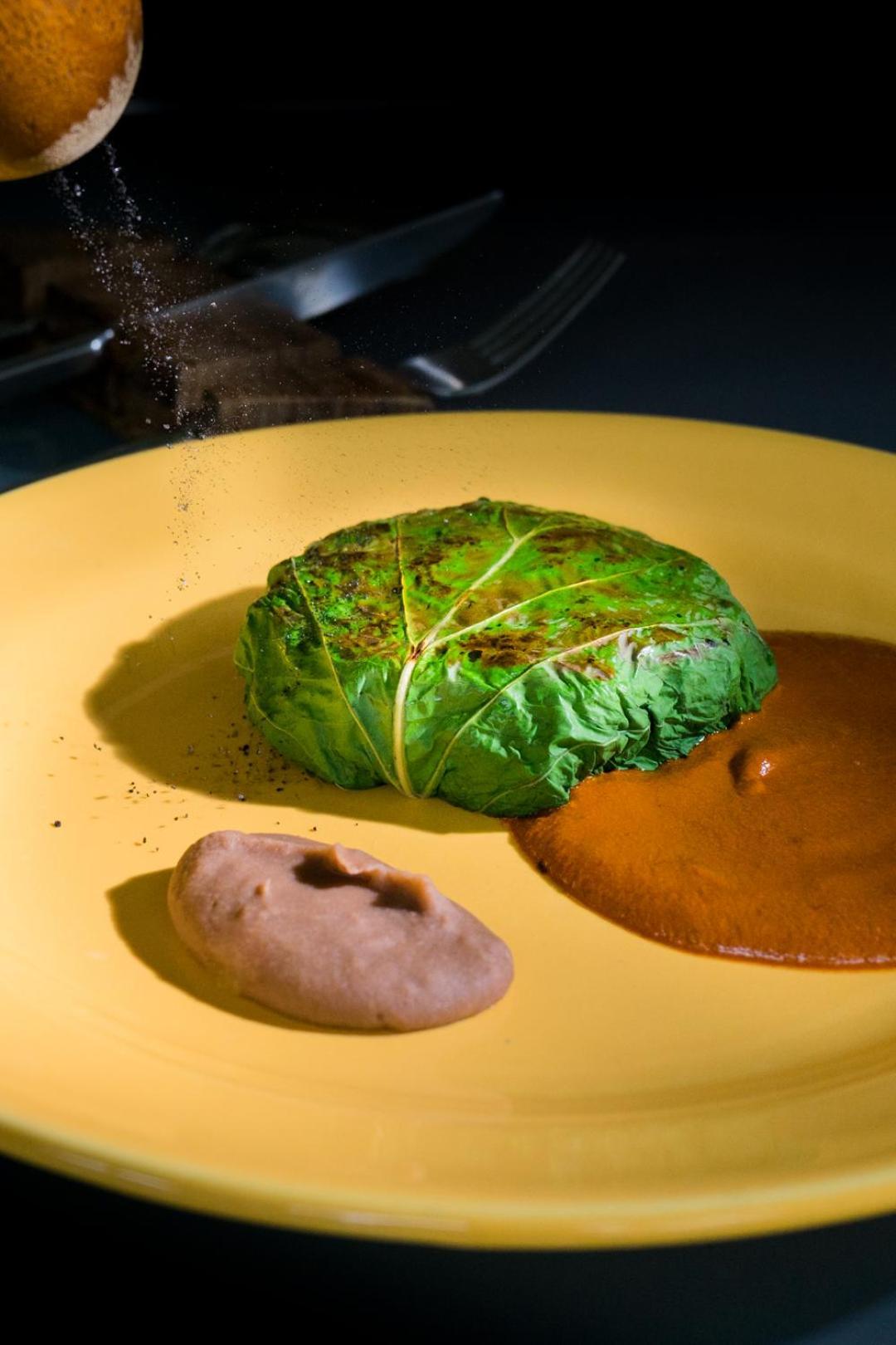 Hotel Makaaba Eco-Boutique Bacalar Eksteriør bilde A cabbage steak