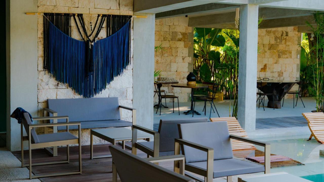 Hotel Makaaba Eco-Boutique Bacalar Eksteriør bilde The interior of the hotel